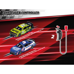 Carrera EVOLUTION / 5,3м автотрек/ NASCAR Darlington Showdown + 2 машинки/ 25248