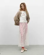 Куртка One Two Faux Fur Beige