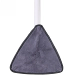 Швабра треугольная с отжимом, ручка 130 см цвет белый