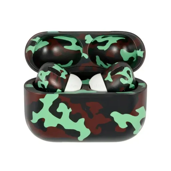Apple AirPods Pro 2nd gen with MagSafe USB-C (2023) Total Green Camo Matte