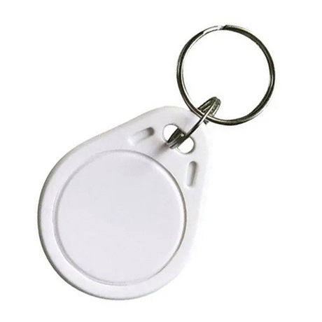 RFID брелок-ключ MIFARE 1K (13.56 МГц) БЕЛЫЙ