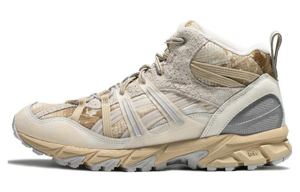 X Asics Gel-Sonoma 15-50 shock absorption non-slip mid-top outdoor functional shoes men's beige