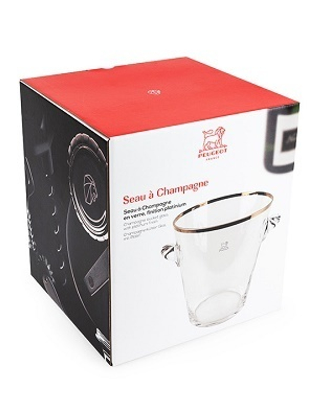 SEAU A CHAMPAGNE - Ведро для охлаждения шампанского 22 см стекло СНЯТО С ПРОИЗВОДСТВА!