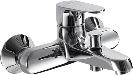 F6120178CP-01 BRAVAT ALFA Смеситель для ванны с коротким изливом (к/к 4)