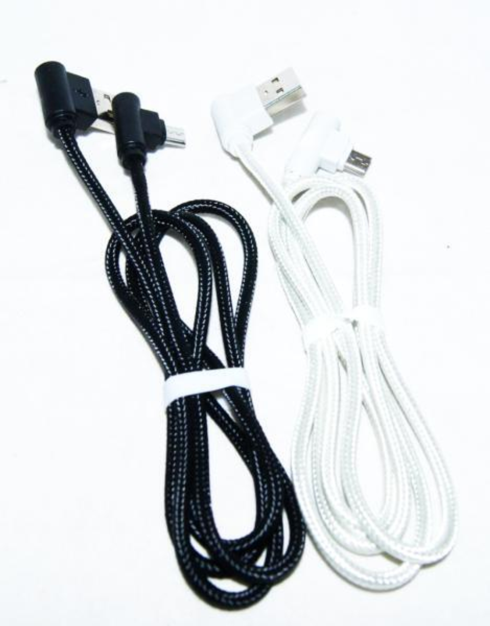 Кабель USB - Micro Lace L (черный) 1м