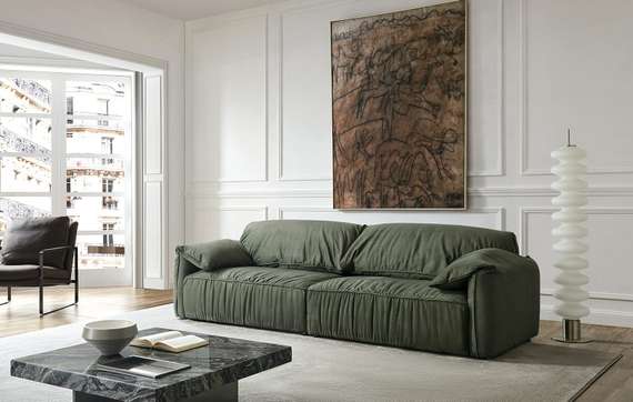 Четырехместный диван Sove, 285 см, темно-зеленый