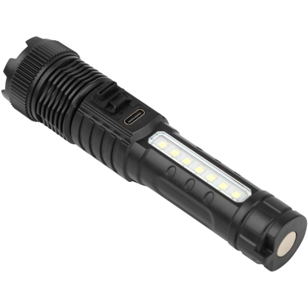 Светодиодный фонарь ЭРА UA-401 универсальный аккумуляторный 3 Вт LED + 3 Вт COB оптический Zoom 3 режима магнит type C | Универсальные  фонари