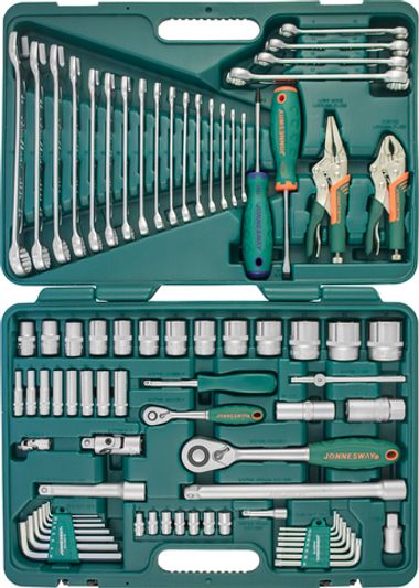 S04H52478S Набор инструмента универсальный 1/4", 1/2"DR, 78 предметов