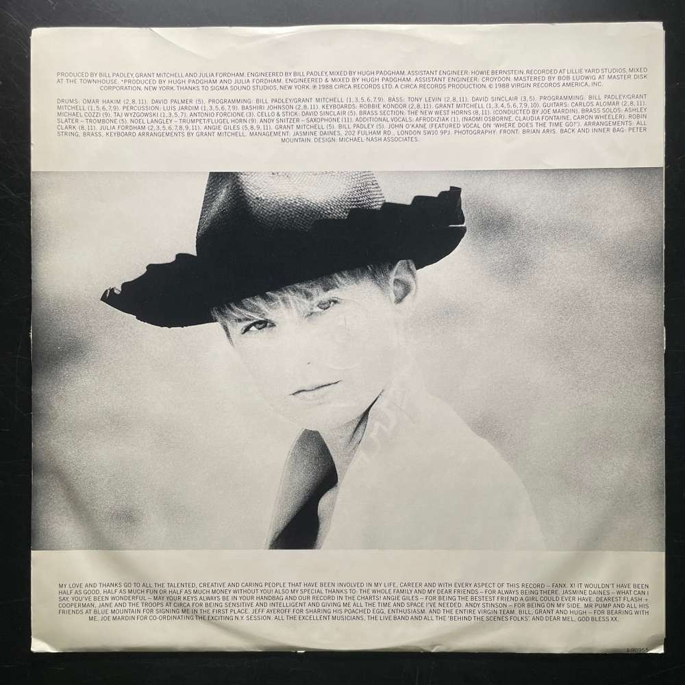 Julia Fordham ‎– Julia Fordham (США 1988г.)