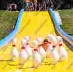 Водная горка без надувного дна, герметичная ТУРБО "Слайд", 25*4*0,5 м