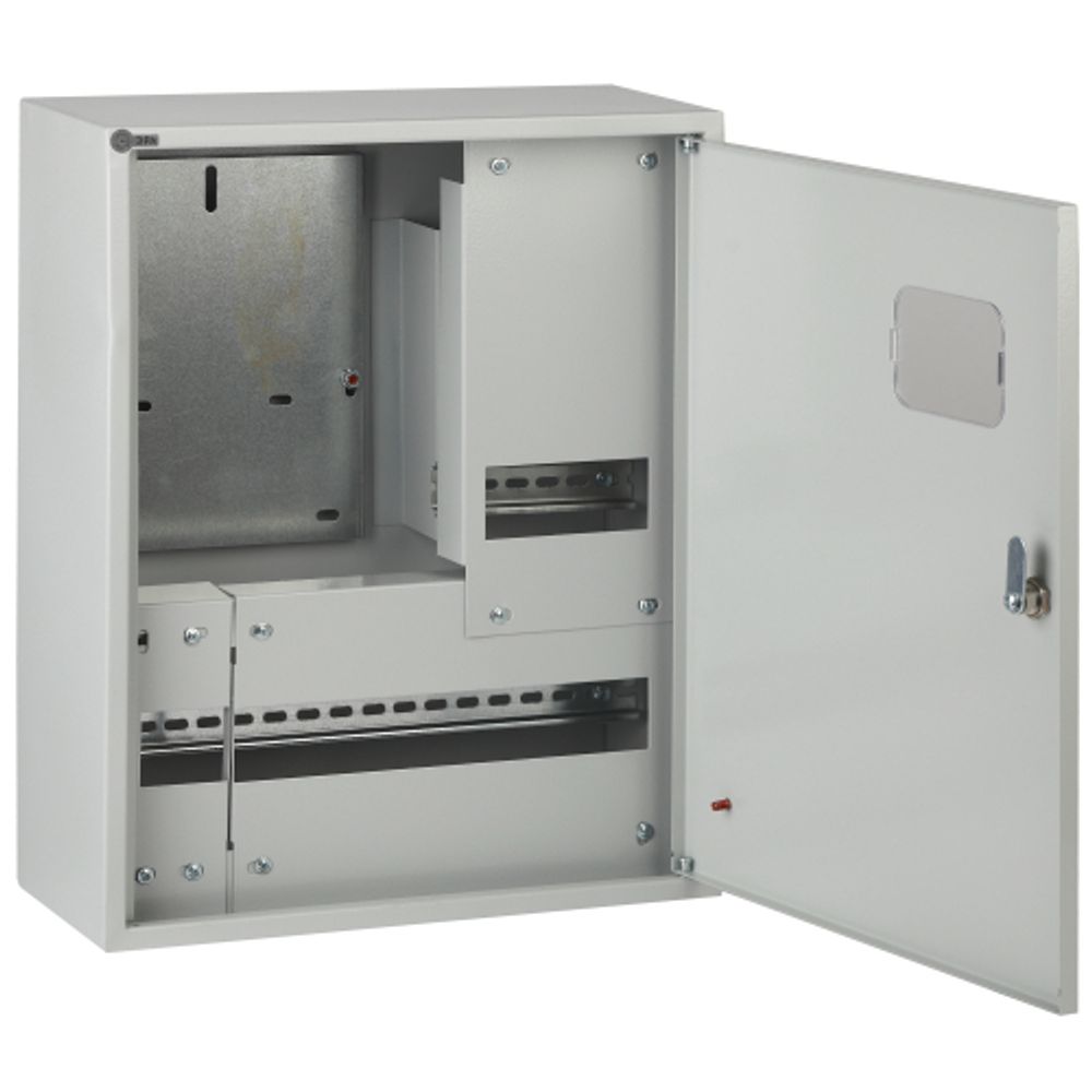 Корпус металлический навесной ЭРА ЩУРН-3/24 (500х400х155) IP31 УХЛЗ серый | Корпуса металлические учетно-распределительные