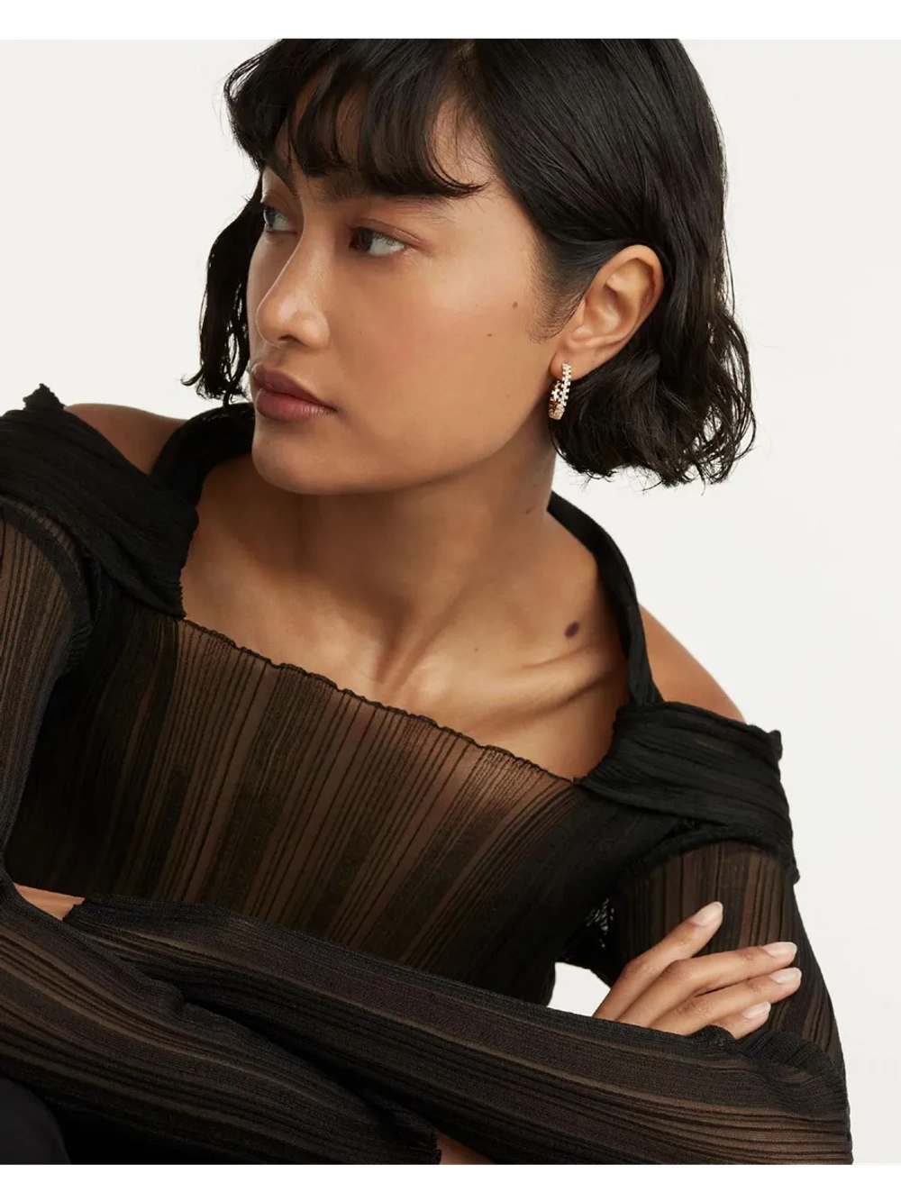 Серьги Crown серебро 925 пробы покрытое золотом