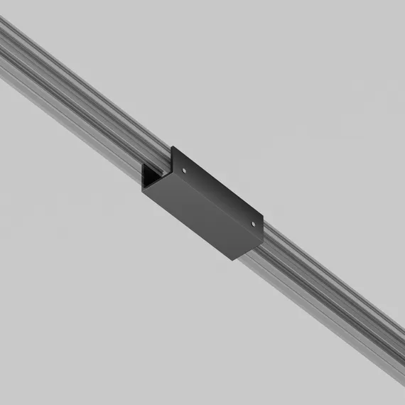 Коннектор прямой для профиля Elasity IP черный Outdoor o-tr001-sc180
