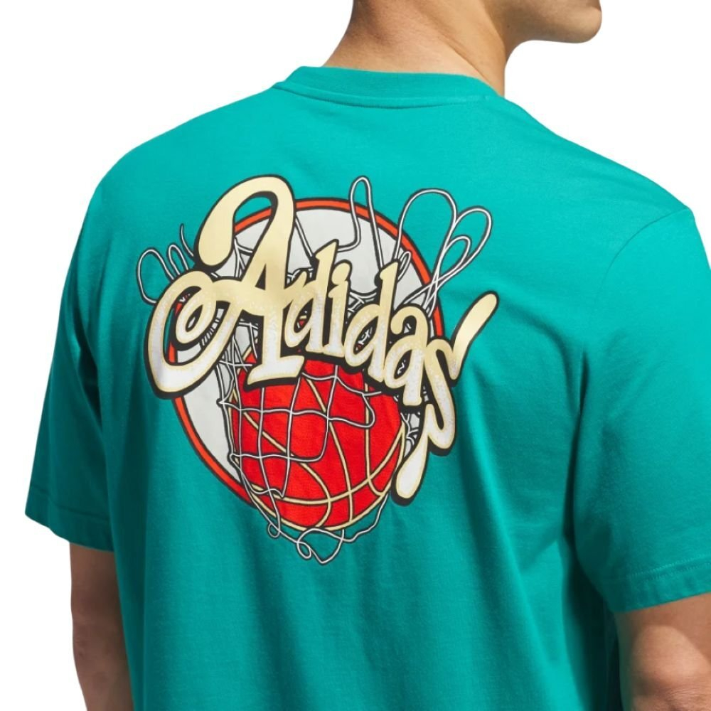 Баскетбольная футболка adidas Nothing But Net Graphic T-shirt Blue