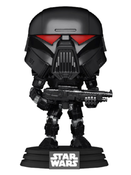 Фигурка Funko POP! Bobble Star Wars Mandalorian Dark Trooper (Battle)