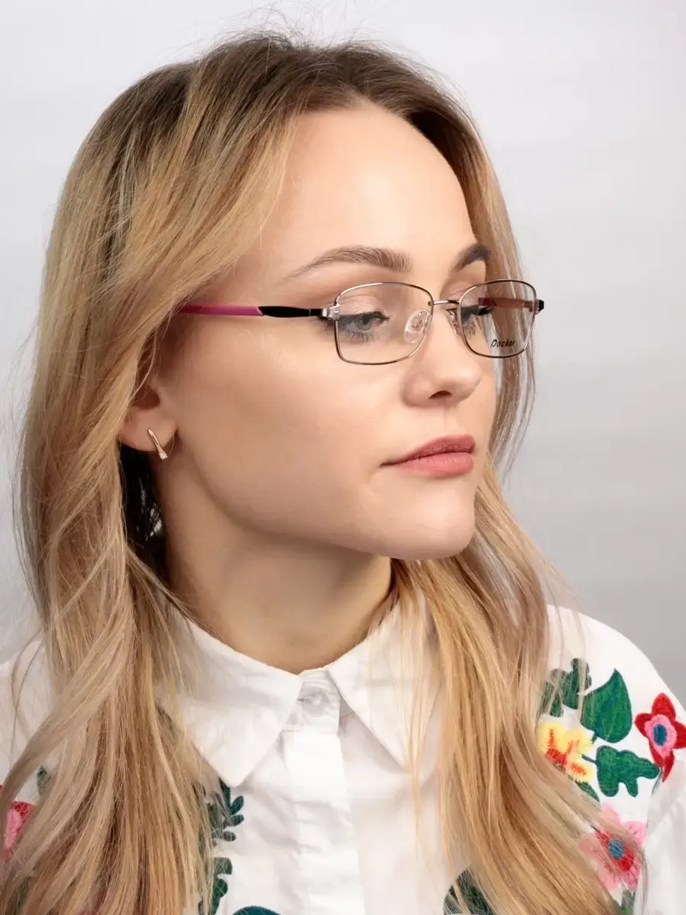 Оправа для очков для зрения женская металлическая