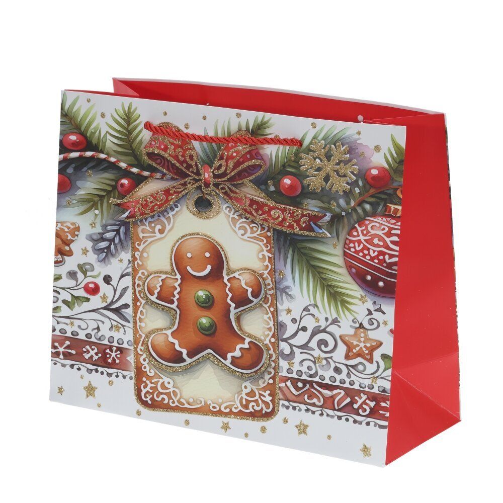 GAEM Пакет подарочный (бумага 210г/м2, блок 12шт), L18 W10 H23 см, 4в.