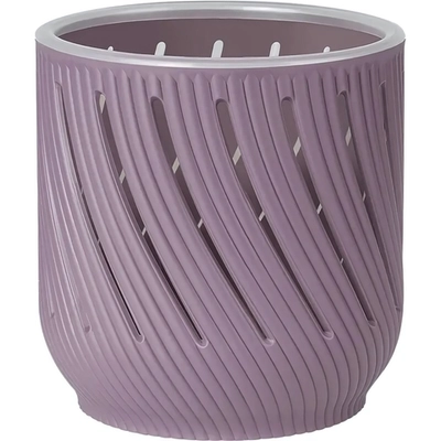Кашпо для цветов пластиковое 1,3л d-12,5см «Fleurs» Слива