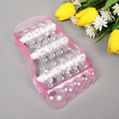 Массажер для ног роликовый «Light Foot» 20*10,5*5 см, розовый