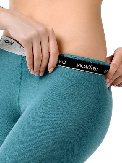 Термобелье женское легинсы Norveg Soft  полная длина (14SW003),цвет море