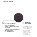 Фиолетовый вибратор с вакуумным стимулятором Irresistible Mythical Purple IRR004PUR