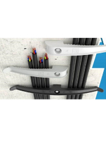 Держатель кабеля двусторонний для прямого монтажа серый (20шт/уп) Промрукав PR13.0382