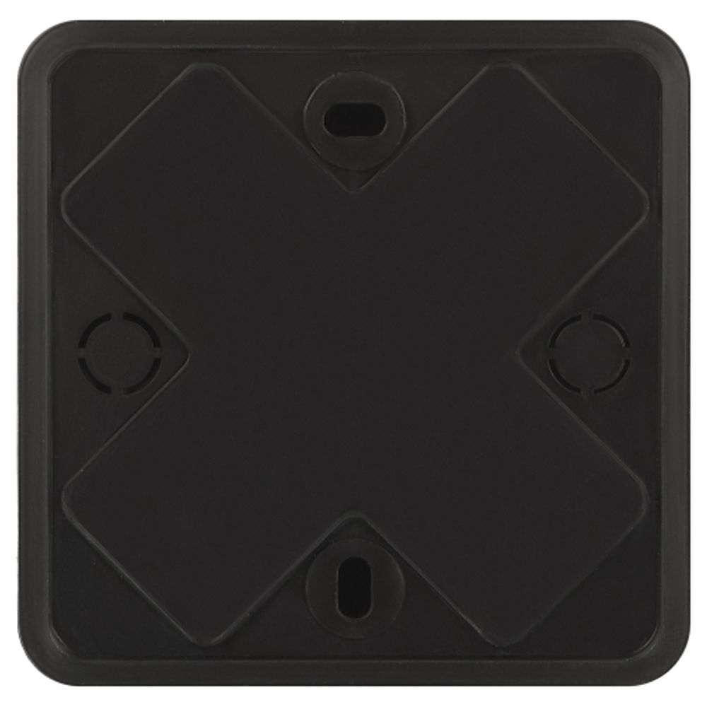 Распаячная коробка ЭРА BS-B-75-75-28 для кабель-канала черная 75х75х28мм IP40