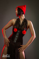 Зажимы на соски с красными меховыми шариками Lola Games Party Hard Clamps Angelic Red 1140-03lola