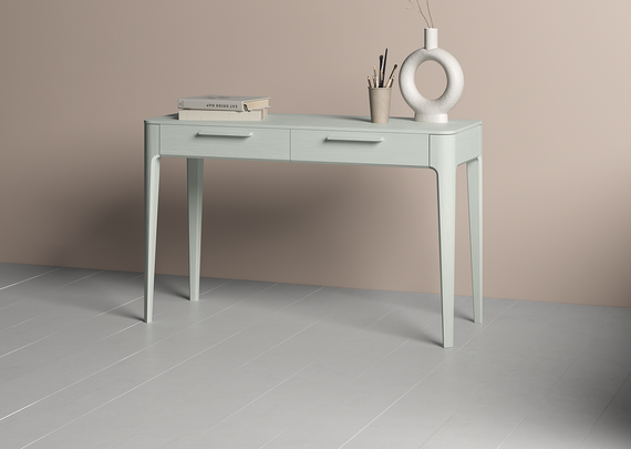 Консоль Type oak 2 ящика ширина 120 см (белый)