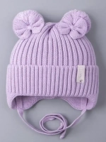 Шапка вязаная демисезонная для девочки