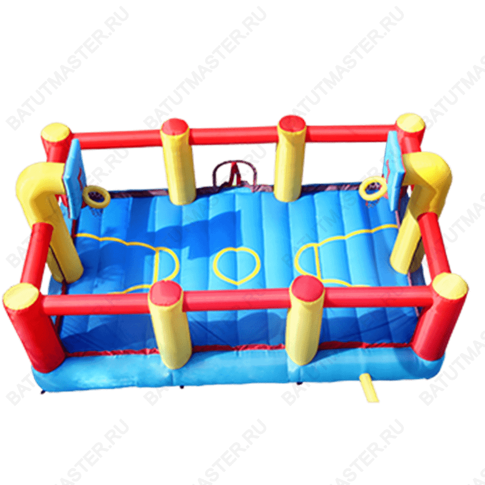 Спортивный надувной батут "Баскетбол 2" 6*3,6*2,9м