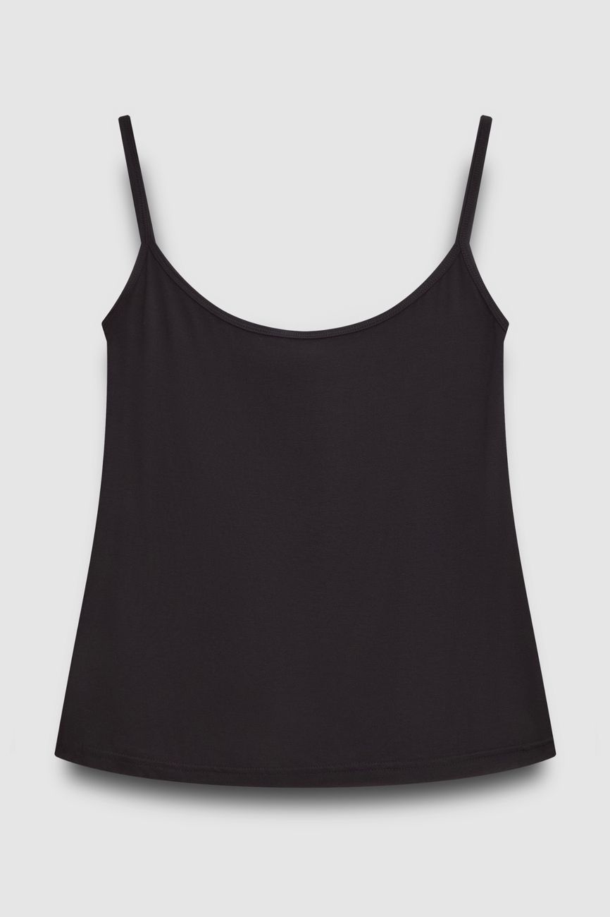 Майка из бамбука, черный