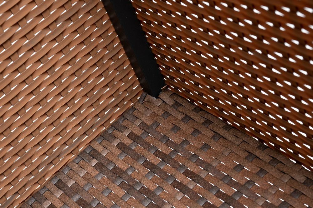 Лунго, кашпо для цветов большое плетеное