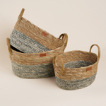 Корзины для хранения SL Home, плетёные, ручной работы, 3 шт: 33×23×16 см, 35×25×25 см, 35×25×25 см 9