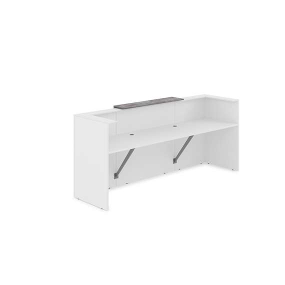 1КР-ДС.201.1 Комплект Ресепшн с фартуком ЛДСП (2654*761*1161) (с подсветкой)