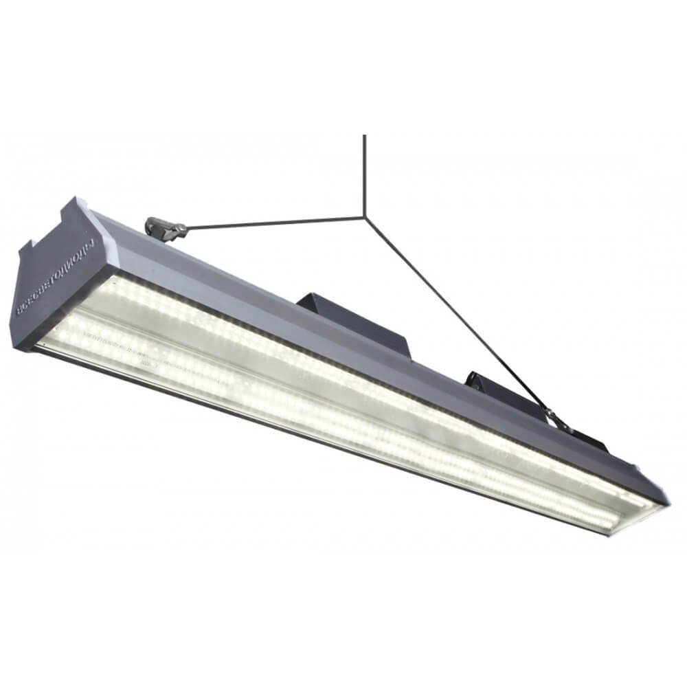 Светильник LED ДСП Полюс с тросовым креплением 150W-20250Лм 5000K IP65 820мм vs404-150-tr-5k-rope