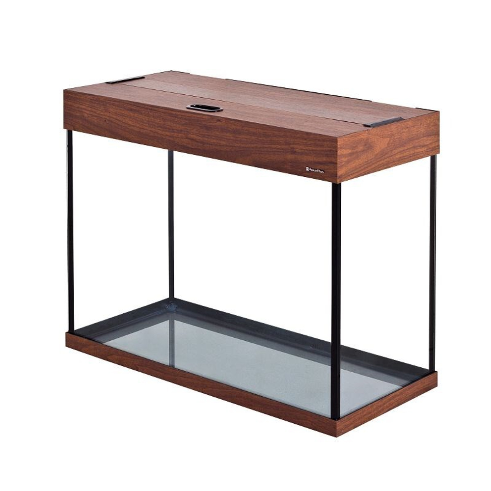 Аквариум LUX П100 / 96л прямой Орех LED (70*30*56)+Крышка, светильник LEDDY TUBE Retro Fit Sunny 1*1