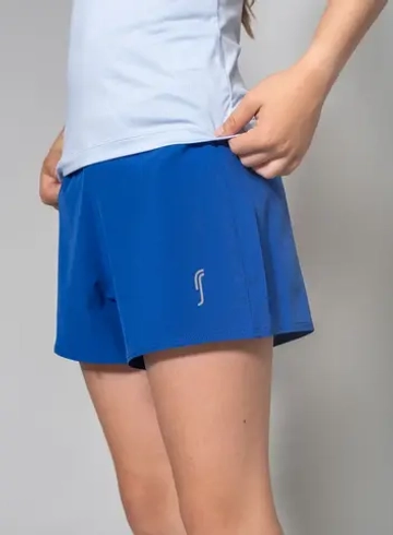 Шорты для девочек Girl's Performance Court Shorts - 2 in 1 With Ball Pockets (Striking Blue/Silver, 222J303952)