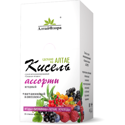 Кисель «Сладкая ягодка» ассорти (4,05 б)