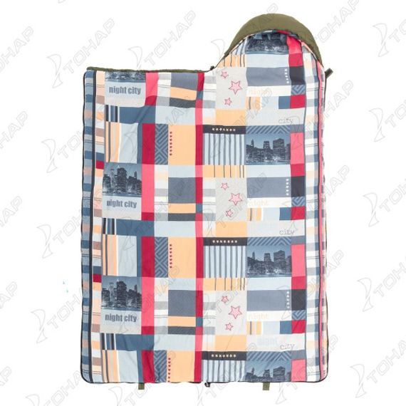 Спальный мешок TRAVEL 300 (210х70) Hollowfiber зелёный (N-SB-H300-210x70) NISUS