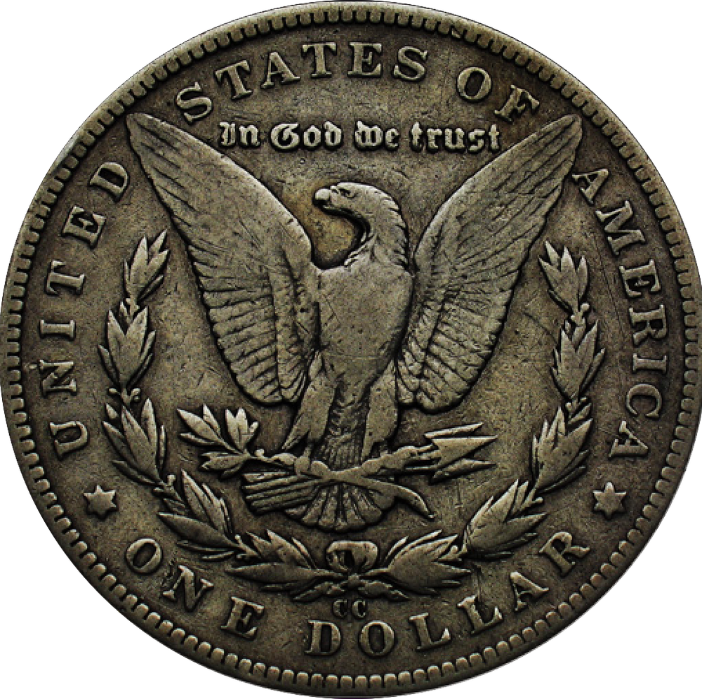 1 Доллар Morgan 1893 г. CC