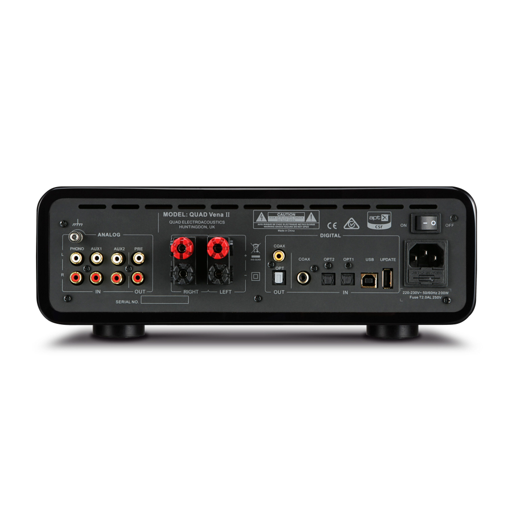 Quad Vena II Black — интегральный стереоусилитель