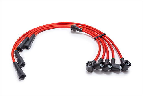 Провода зажигания высоковольтные красные с медной жилой (нулевое сопр.) для Lada карбюратор OEM: 2108370708010 (комплект).