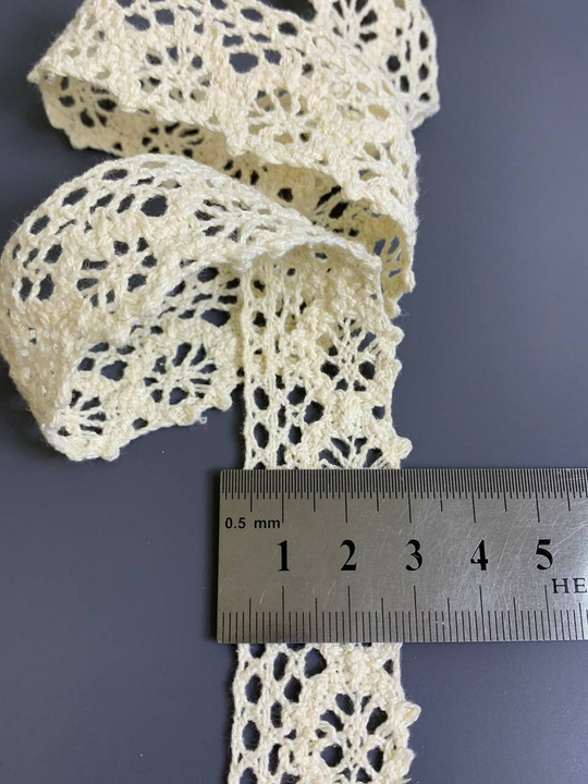 Тесьма хб, беж, 2,5см AF8491