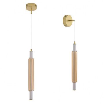 Подвесной светильник 15W 4000К 8259/15WCL золотой Ledio Trendy Lumion