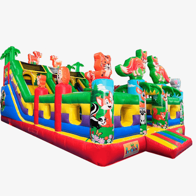 Коммерческий батут "Лесная страна" 10*6*5 м