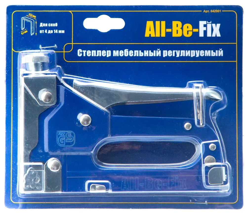 Пистолет скобозабивной 4-14мм тип 53 "All-Be-Fix" STELGRIT 642901