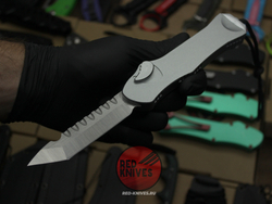Нож Heretic Hydra V4 Single Edge T/E Tanto SilverGray - светлая рукоять, светлый клинок