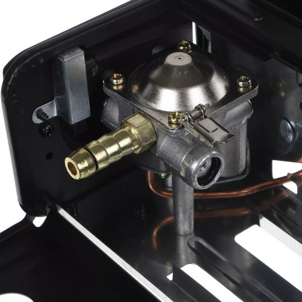 Плита газовая портативная, 1 конф, 34х26х9 см, для цанг баллонов, в кейсе, Чингисхан, 333520