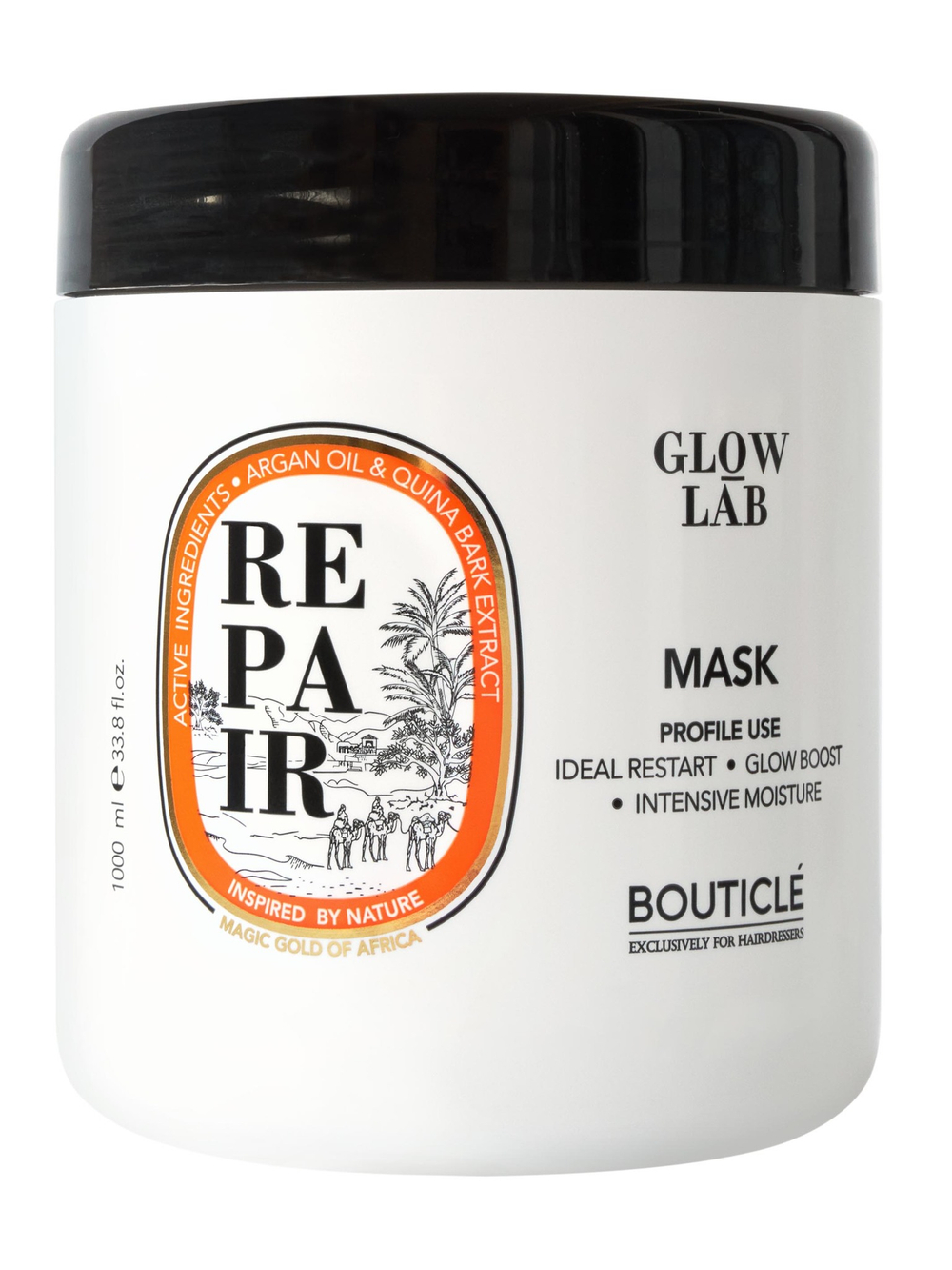 Восстанавливающая маска придающая сияние - ARGAN REPAIR ILLUMINATING MASK  1000 мл